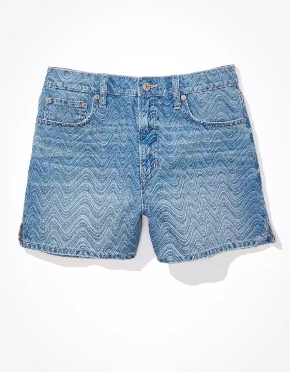 Shorts American Eagle AE Denim Highest Taille '90s Boyfriend Multicolore Femme | NUY-06860363